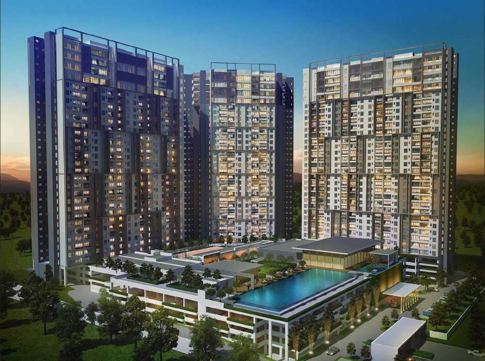 Residensi Lili في Green Beverly Hills، أبراج سكنية مكتملة