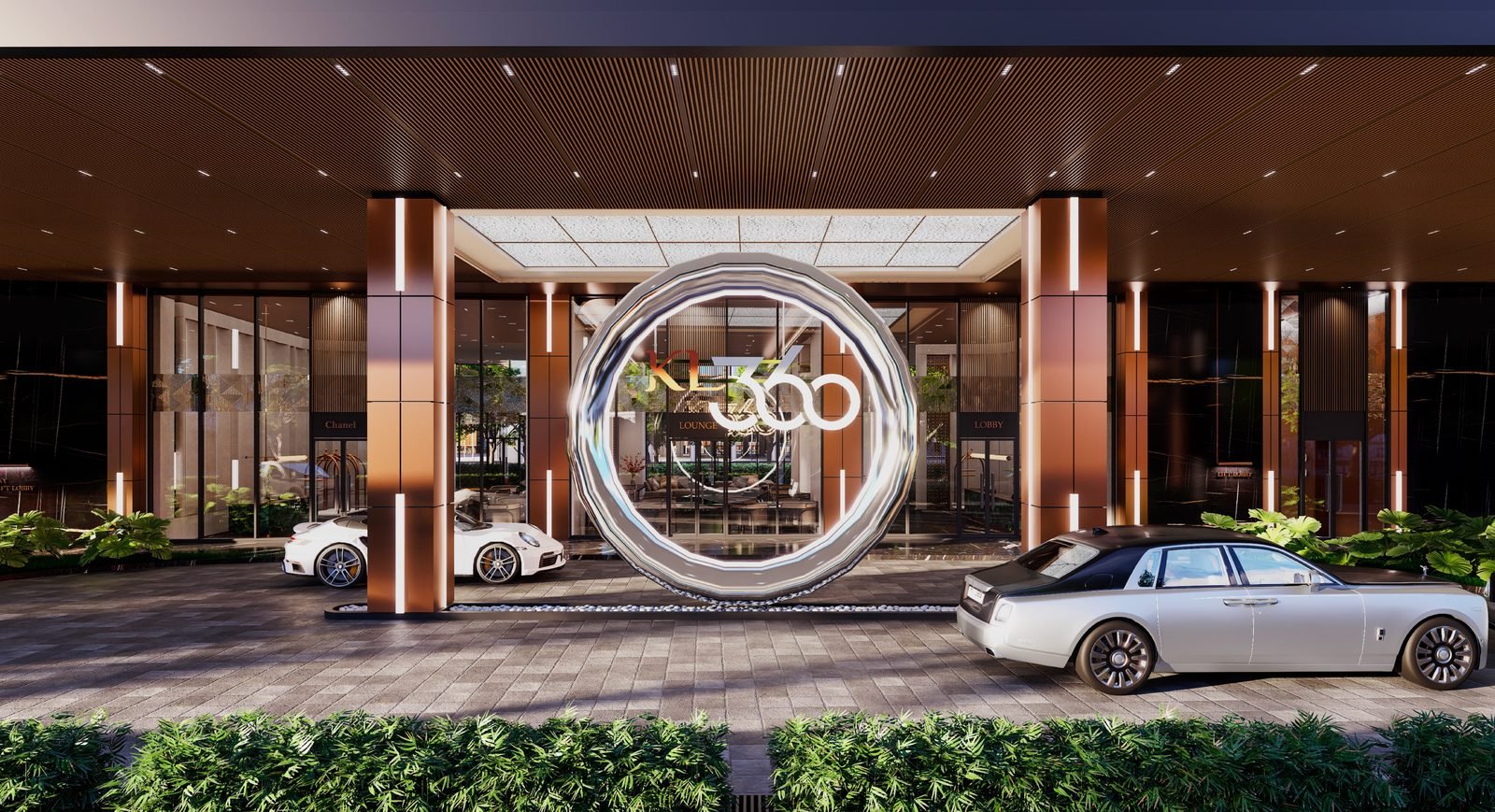 مدخل KL360 الفخم المسقوف